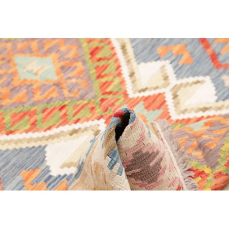 Tappeto Kilim Afghanistan bianco 147x206