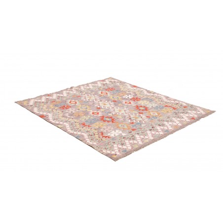 Tappeto Kilim Afghanistan beige marrone 147x159