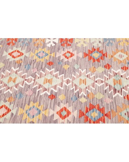 Tappeto Kilim Afghanistan beige marrone 147x159