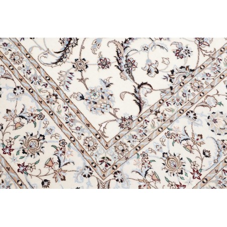 Tappeto Nain 6La Persia bianco grigio 202x261