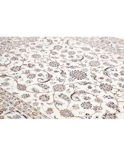 Tappeto Nain 6La Persia bianco grigio 202x261