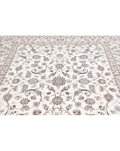 Tappeto Nain 6La Persia bianco grigio 202x261