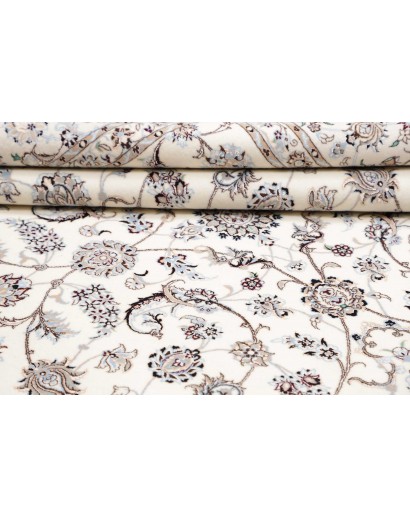 Tappeto Nain 6La Persia bianco grigio 202x261