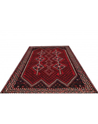 Tappeto Shiraz Persia rosso marrone 210x295