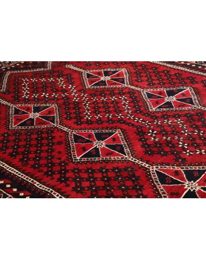 Tappeto Shiraz Persia rosso marrone 210x295