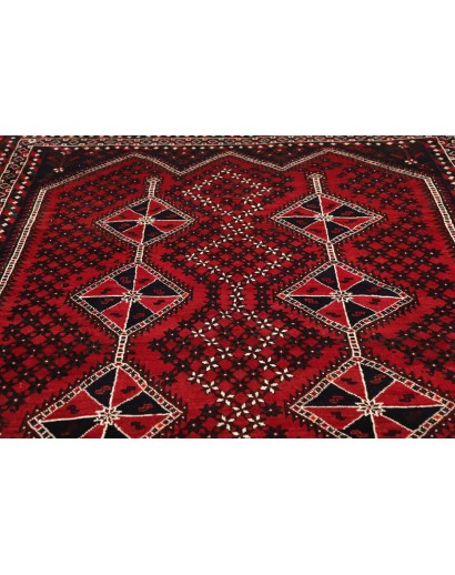 Tappeto Shiraz Persia rosso marrone 210x295