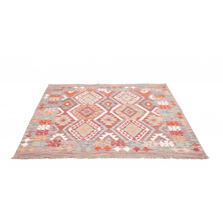 Tappeto Kilim Afghanistan beige marrone 147x147