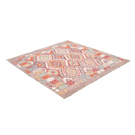 Tappeto Kilim Afghanistan beige marrone 147x147