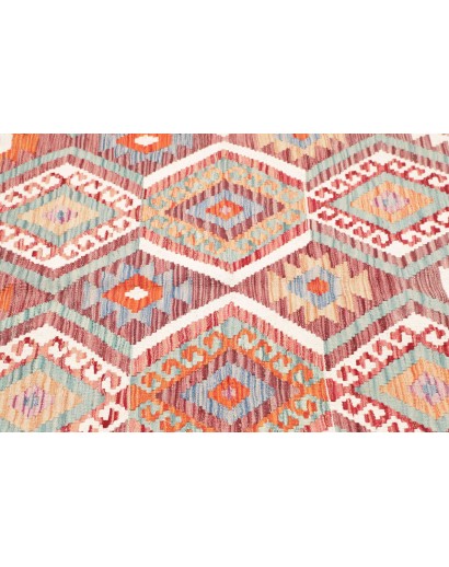 Tappeto Kilim Afghanistan beige marrone 147x147