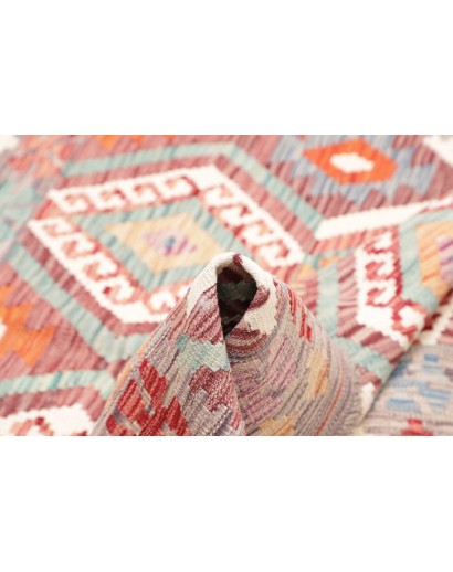 Tappeto Kilim Afghanistan beige marrone 147x147