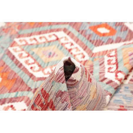 Tappeto Kilim Afghanistan beige marrone 147x147