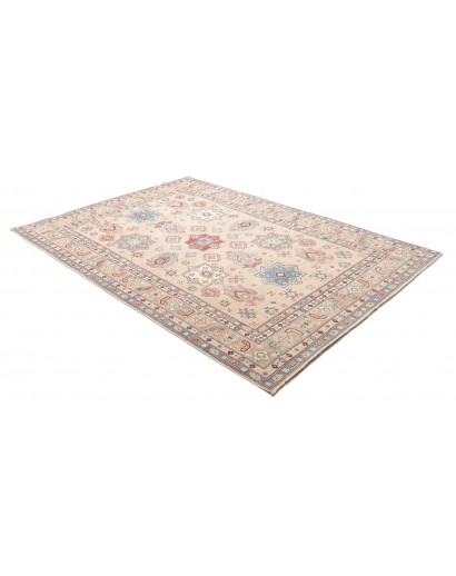 Tappeto Kazak Afghanistan bianco azzurro 189x272