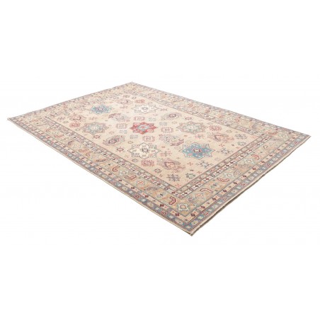 Tappeto Kazak Afghanistan bianco azzurro 189x272