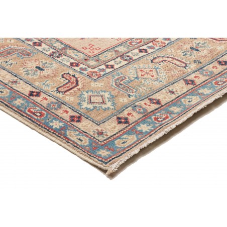 Tappeto Kazak Afghanistan bianco azzurro 189x272