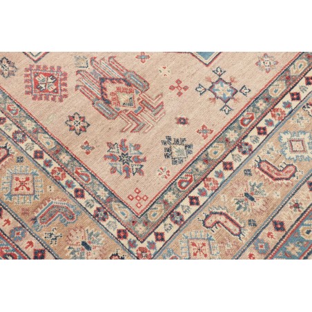 Tappeto Kazak Afghanistan bianco azzurro 189x272