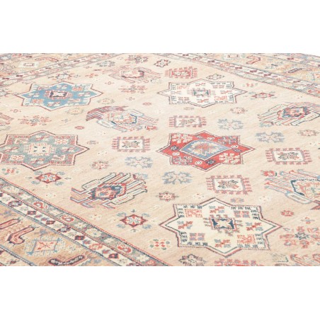 Tappeto Kazak Afghanistan bianco azzurro 189x272