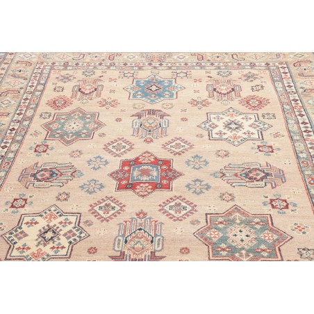 Tappeto Kazak Afghanistan bianco azzurro 189x272