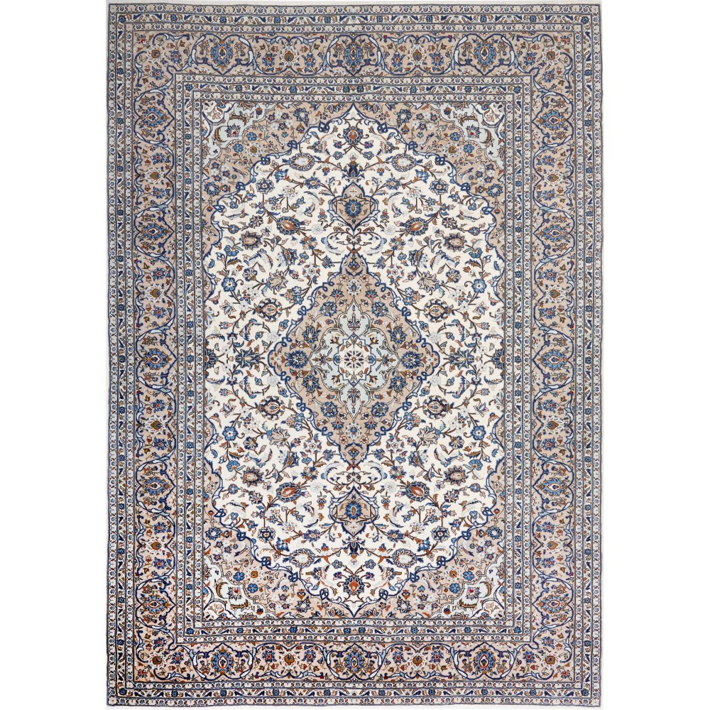 Tappeto Kashan Persia bianco 247x354 Tappeto Kashan Persia bianco 247x354