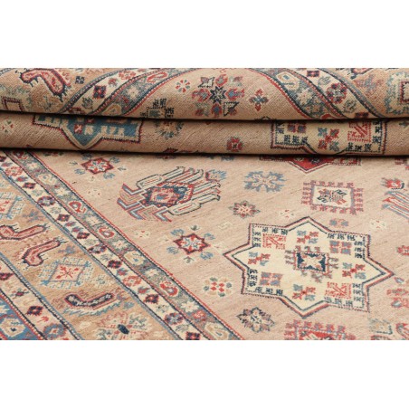 Tappeto Kazak Afghanistan bianco azzurro 189x272