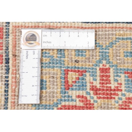 Tappeto Kazak Afghanistan bianco azzurro 189x272