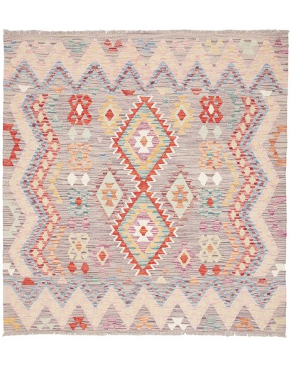 Tappeto Kilim Afghanistan beige marrone 149x156