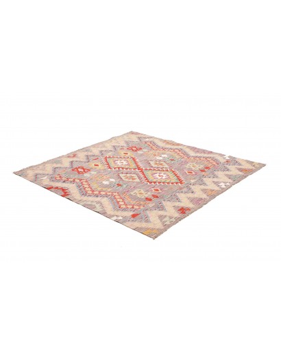 Tappeto Kilim Afghanistan beige marrone 149x156