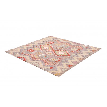 Tappeto Kilim Afghanistan beige marrone 149x156