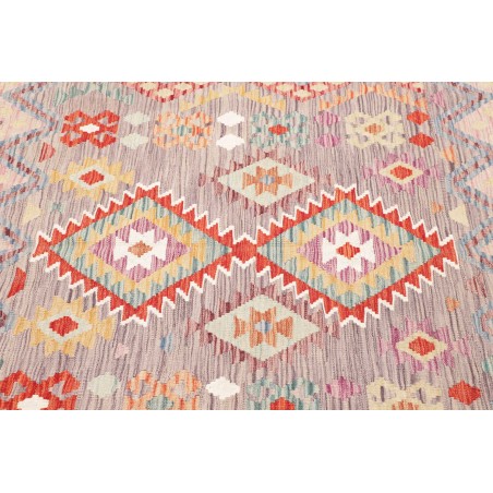 Tappeto Kilim Afghanistan beige marrone 149x156