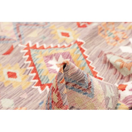 Tappeto Kilim Afghanistan beige marrone 149x156