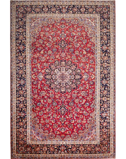 Tappeto Nadjafabad Persia bianco grigio 255x390
