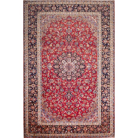 Tappeto Nadjafabad Persia bianco grigio 255x390