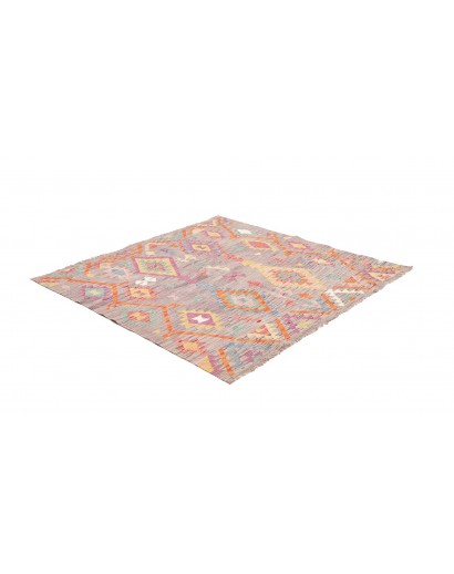 Tappeto Kilim Afghanistan beige marrone 153x151