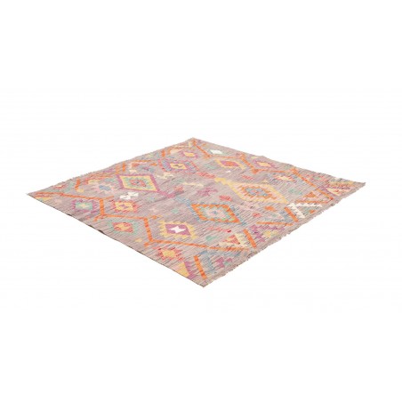 Tappeto Kilim Afghanistan beige marrone 153x151