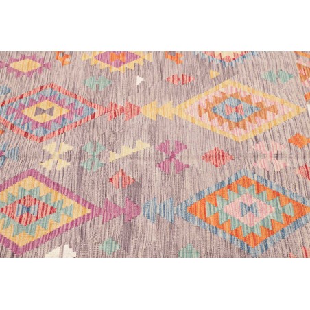 Tappeto Kilim Afghanistan beige marrone 153x151