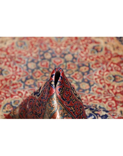 Tappeto Ghom seta Persia marrone 195x298