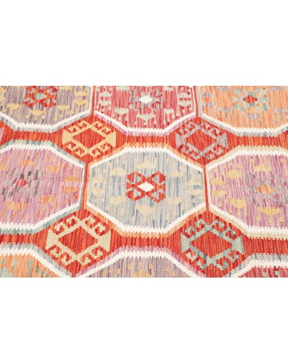 Tappeto Kilim Afghanistan marrone 152x154