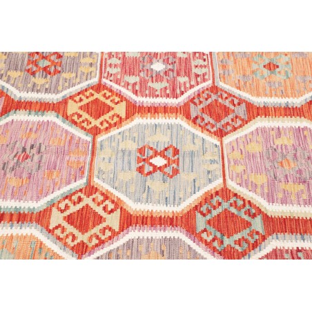 Tappeto Kilim Afghanistan marrone 152x154