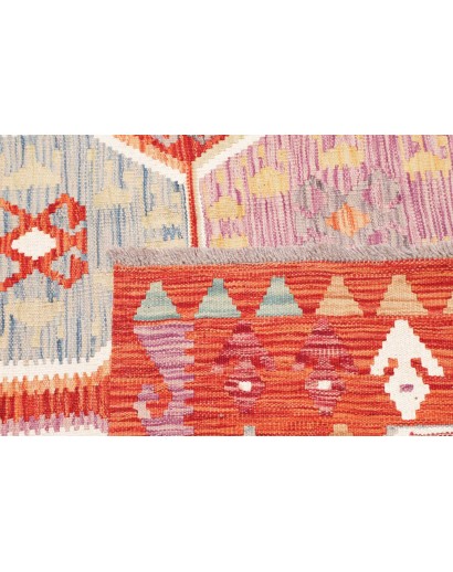 Tappeto Kilim Afghanistan marrone 152x154