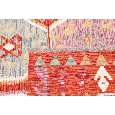 Tappeto Kilim Afghanistan marrone 152x154