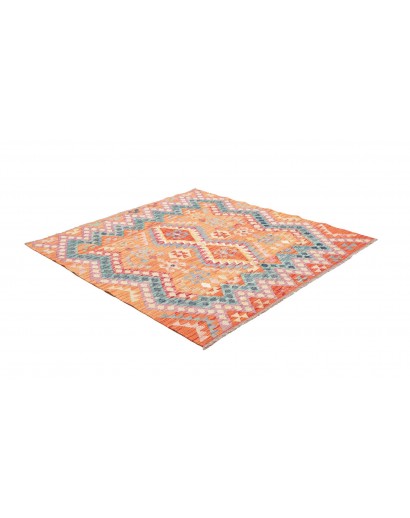 Tappeto Kilim Afghanistan marrone 156x164