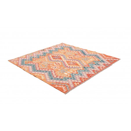 Tappeto Kilim Afghanistan marrone 156x164