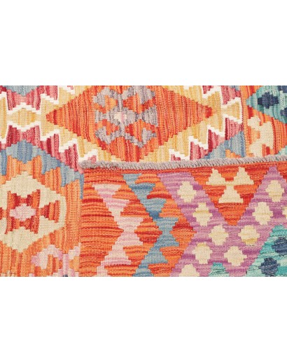 Tappeto Kilim Afghanistan marrone 156x164