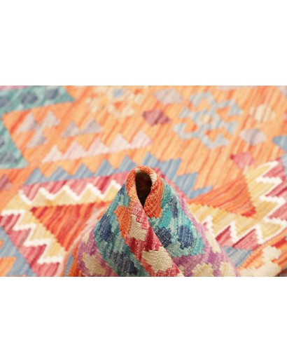 Tappeto Kilim Afghanistan marrone 156x164