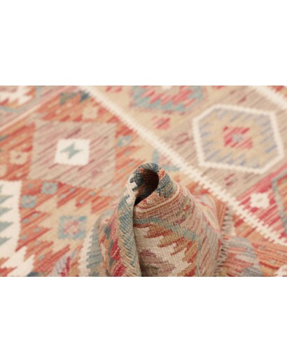 Tappeto Kilim Afghanistan marrone 104x150