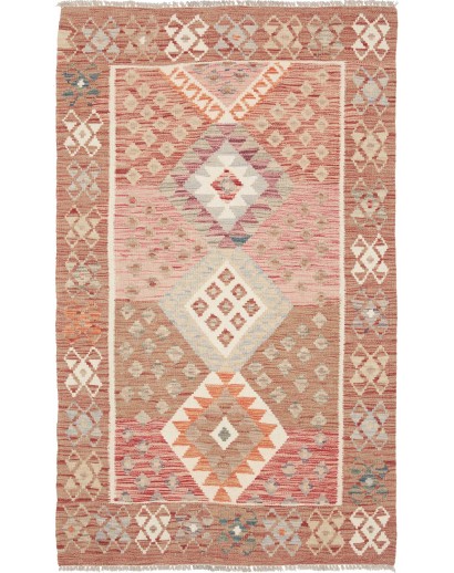Tappeto Kilim Afghanistan marrone 101x165