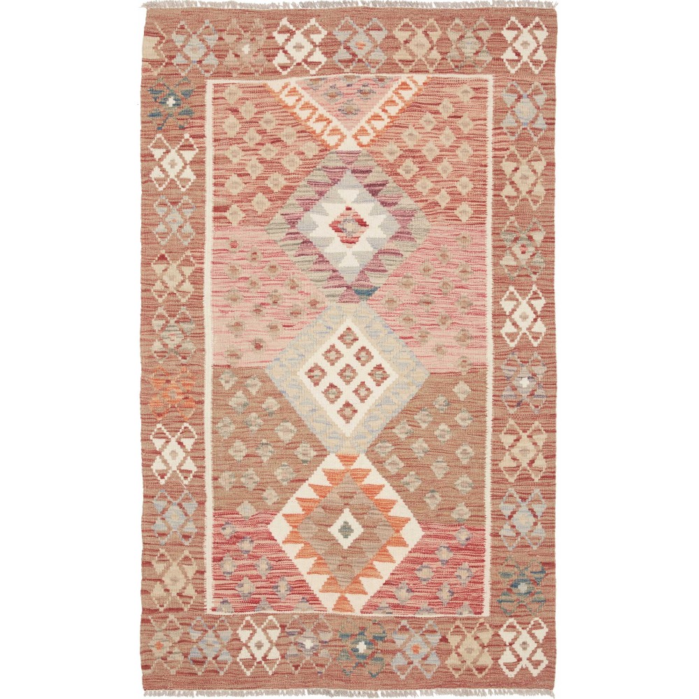 Tappeto Kilim Afghanistan marrone 101x165