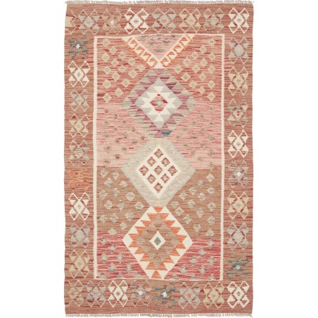 Tappeto Kilim Afghanistan marrone 101x165