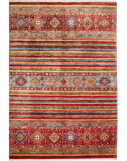 Tappeto Samarkand Pakistan marrone grigio 206x297