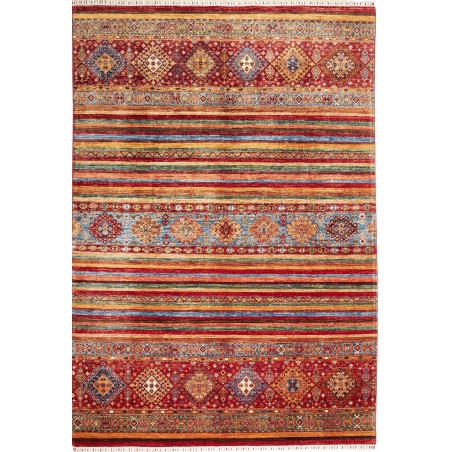 Tappeto Samarkand Pakistan marrone grigio 206x297