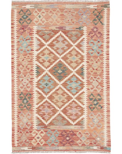 Tappeto Kilim Afghanistan marrone 99x150